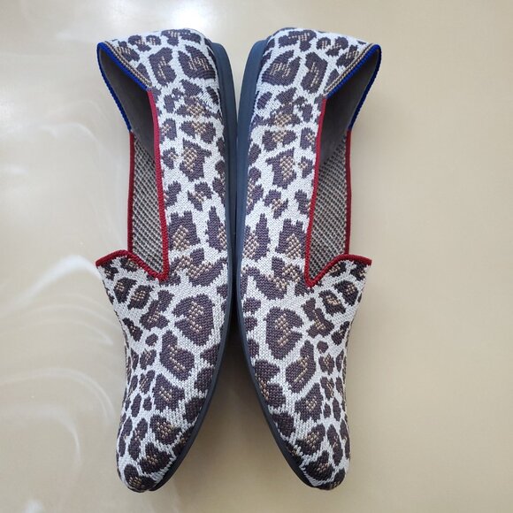 Rothy's The Loafer in the Mocha Spot Leopard Print Size 8.5 - Picture 7 of 13